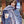 MONOGRAM FLOWERS SCARF 170 CM IN ELECTRIC BLUE CASHMERE 390976