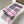CHECK SCARF 180 CM IN LIGHT PINK MIX BLACK CASHMERE 405486