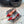 Alaia Heart 50mm Heels Slingbacks Red Leopard Sheepskin 810204