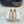 Hangisi 20 Ballet Flat Beige Glitter Fabric Leather Jewel Buckle 912605