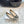 Hangisi 20 Ballet Flat Gold Glitter Fabric Leather Jewel Buckle 912606