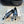 Hangisi 10mm Ballet Flat Black Linen and Leather Jewel Buckle 161063