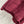 Loewe Logo Embroidered Jacket Burgundy Cotton