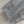 CC 25 Striped Suspender Skirt Gray White Cotton