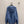 CD 25 Hooded Zipper Jacket Blue Cotton Polyester 215267