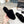 CC Slippers Black Fleece