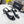 CC 26s Floral Sandal 5cm Black Sheepskin 867473