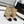 CC 25 Short Boots With Chain 55mm Beige Cowhide Black Grosgrain 374027
