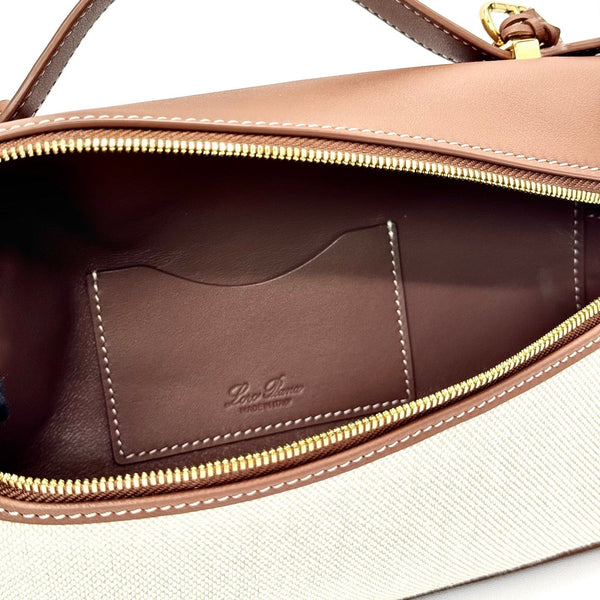 LP Extra Pouch L23 Caramel Calfskin Canvas 282137