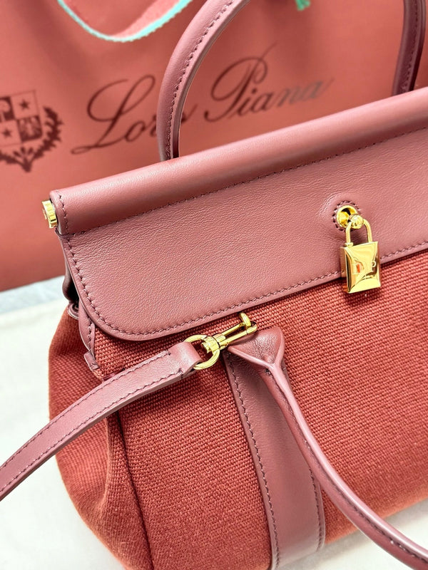 LP Loom L25 Burgundy Calfskin Canvas 282194