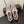 ALAIA BALLET FLATS IN WHITE MESH FISHNET