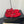Alaila Ballet Flats With Studs On Fishnet In Red 975749