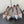 CUT-OUT PUMPS WITH BEAD BUCKLE IN HAZELNUT BEIGE SATIN