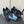 CUT-OUT PUMPS WITH BEAD BUCKLE IN BLACK SATIN