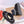 UGG Tazz Platform Boots Black Frabic Suede 512865