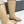 HM 25ss Kelly Buckle Riding Boots Dark Beige Cowhide 576122