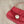 CC 26s Cue Ball Foldover Bag 23cm Red Lambskin