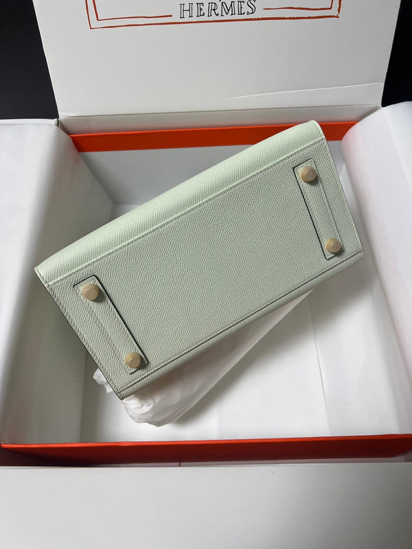 HM BIRKIN SELLIER VERT FIZZ EPSOM LEATHER GOLD HARDWARE