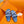 chypre sandal crystal blue suede calfskin