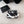 CC Low Sneaker 35mm Black Textile Fabric And Lambskin