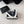 CC Low Sneaker 35mm Black Textile Fabric And Lambskin