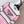 Prada 2025 Striped Long-sleeved Sweater Pink White Wool Cashmere