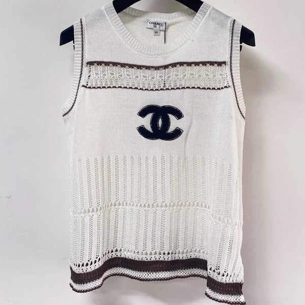 CC 2026 Björn's Knit Vest White Logo CC Nitrile Cotton 471924