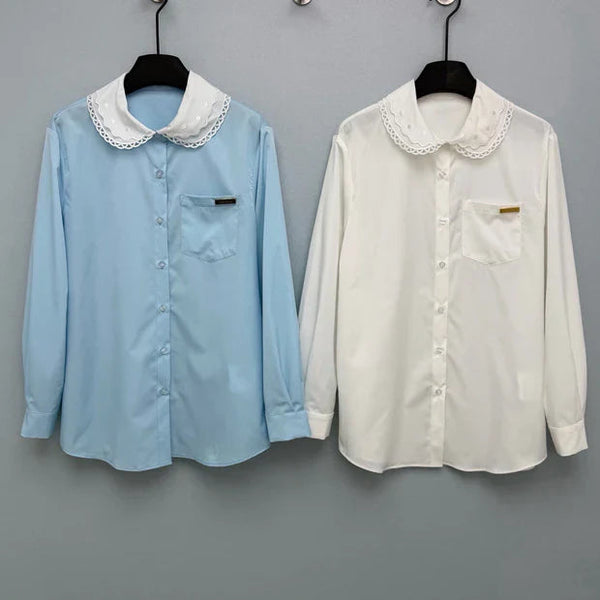 Miu 2026 Long-Sleeve Shirt Cotton 643283