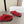 TR Slip-on Sandals Red Cowhide 872481