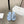 TR Slip-on Sandals Pastel Blue Suede 872482