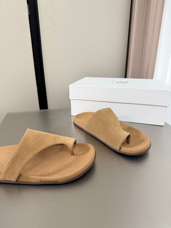 TR Slip-on Sandals Beige Suede 872483