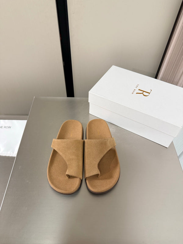 TR Slip-on Sandals Beige Suede 872483