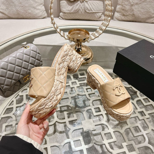 CC Espadrilles Platform Canvas