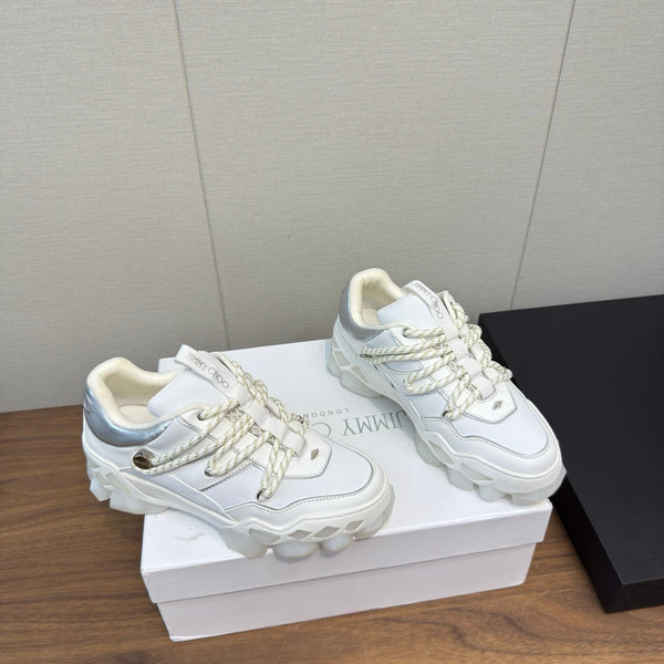 Jimmy Diamond X II/F Sneaker White Grey Fabric Leather 517667