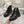 CC Combat Boots 50mm In Glossy Black Cowhide And Lambskin  944661