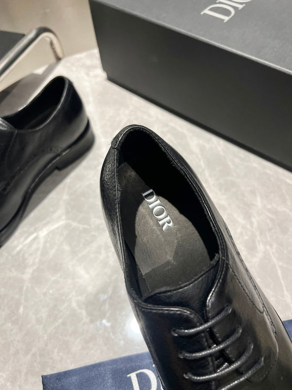 CD Derby Men’s Loafer Black Glossy Cowhide 112674