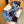 PRINTED SCARF 200 CM IN BLUE MIX COLORFUL CASHMERE 393004