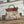 BOLSO HERBAG ZIP 31 RETOURNE BAG IN OFF-WHITE MIX BROWN H VIKING CANVAS AND COWHIDE