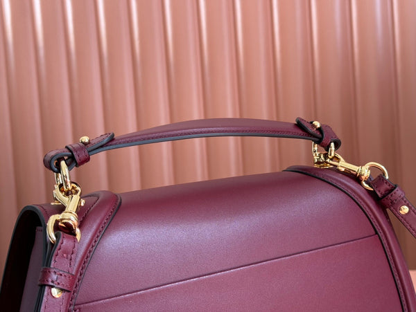 GG Blondie Large Handbag 32cm Burgungdy Calfskin