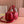 ARCADIE MATELASSÉ BAG 27 IN CERISE RED CALFSKIN GOLD HARDWARE