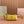Miu Japan Pop-up Crossbody Bag 18cm Yellow Cowhide