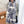 SCARF 220 CM IN NAVY BLUE MIX WHITE MONOGRAM CASHMERE AND WOOL 413656