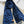 Loewe Scarf 180CM Dark Blue Black Wool Cashmere 968583
