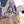 GG Double G Jacquard Scarf 200CM Blue Beige Wool 282792