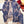 GG Double G Jacquard Scarf 200CM Blue Beige Wool 282792