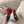 CD 26s Shade Ballet Flats Black Red Satin 939600
