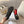 CD 26s Shade Ballet Flats Black Red Satin 939600