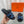 chypre sandal black blue calfskin