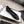 CC Ballet Flats Small Bow Black Quilted Canvas Suede 716399