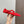 Alaia 2025 Criss Cross With Stud Ballet Flats Red Suede 293214